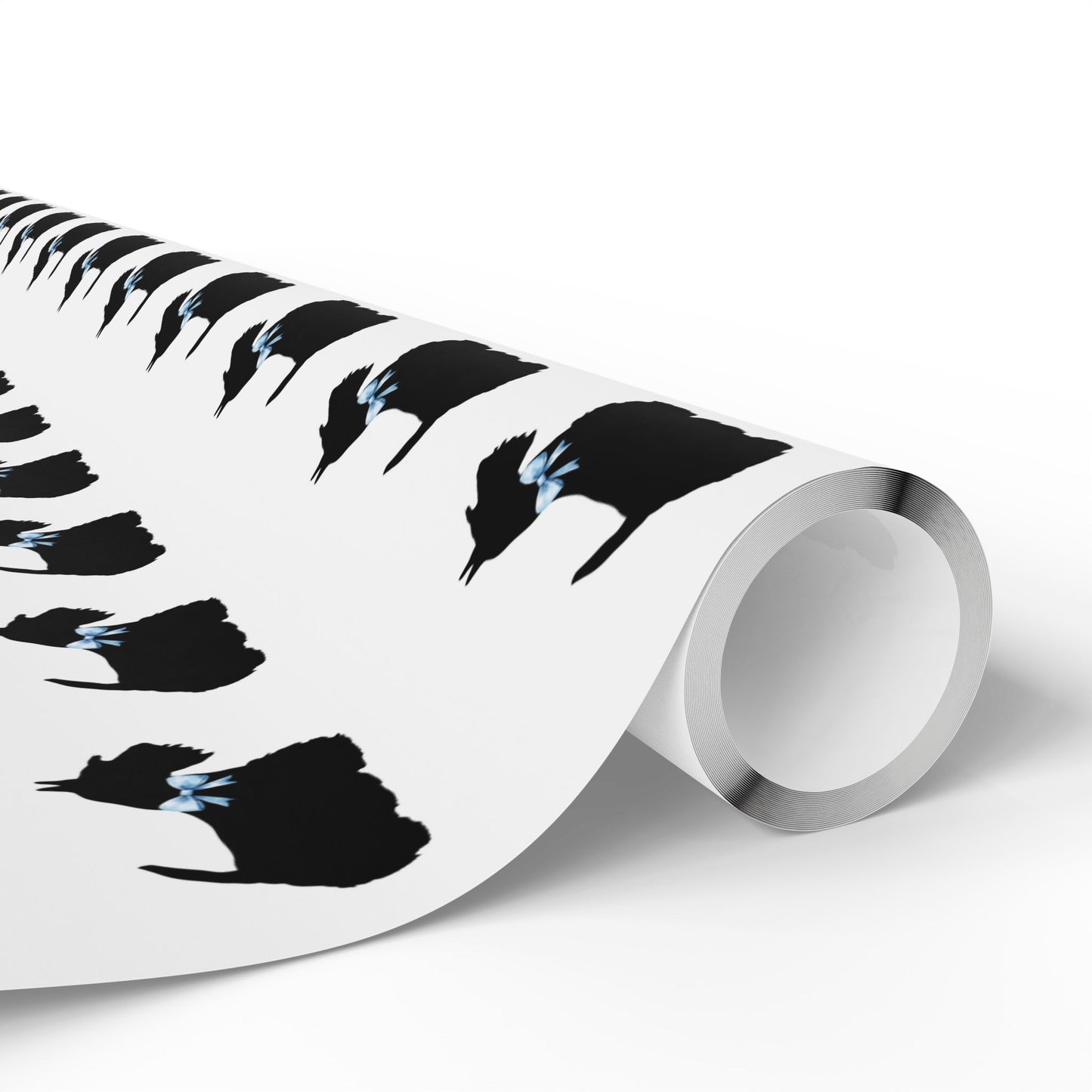 Wrapping Paper - Scottish Terrier with Blue Bow