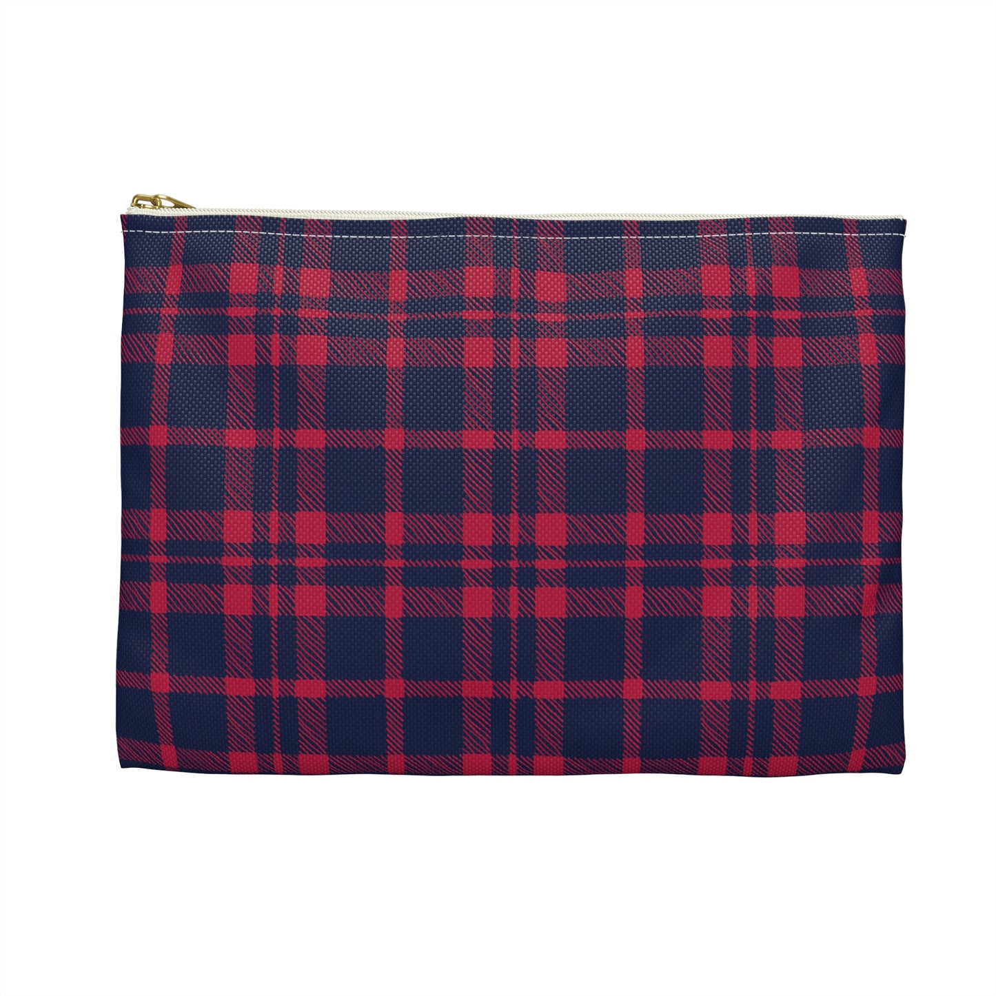 Scottish Terrier Accessory Pouch, Pet Lover Gift, Dog Travel Bag, Stylish Makeup Case, Plaid Organizer