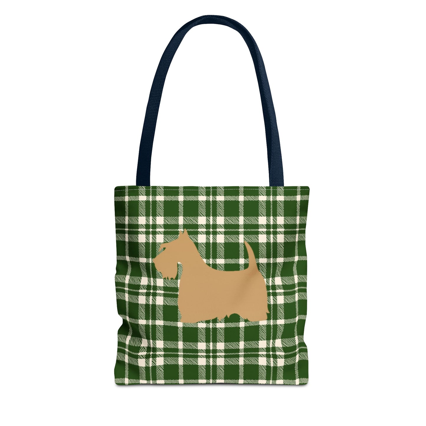 Plaid Scottish Terrier Tote Bag, Stylish Carryall for Pet Lovers, Perfect for Shopping, Beach Days, Teachers, Gifts, All-Occasion Bag