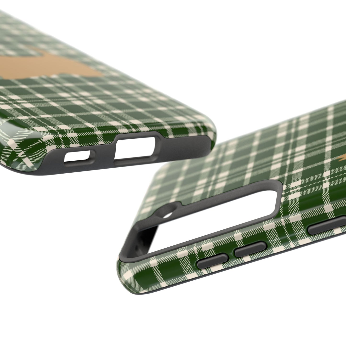 Scottish Terrier Phone Case, Tough Cases, Scottie Dog Phone Cover, Gift for Dog Lovers, Plaid Design