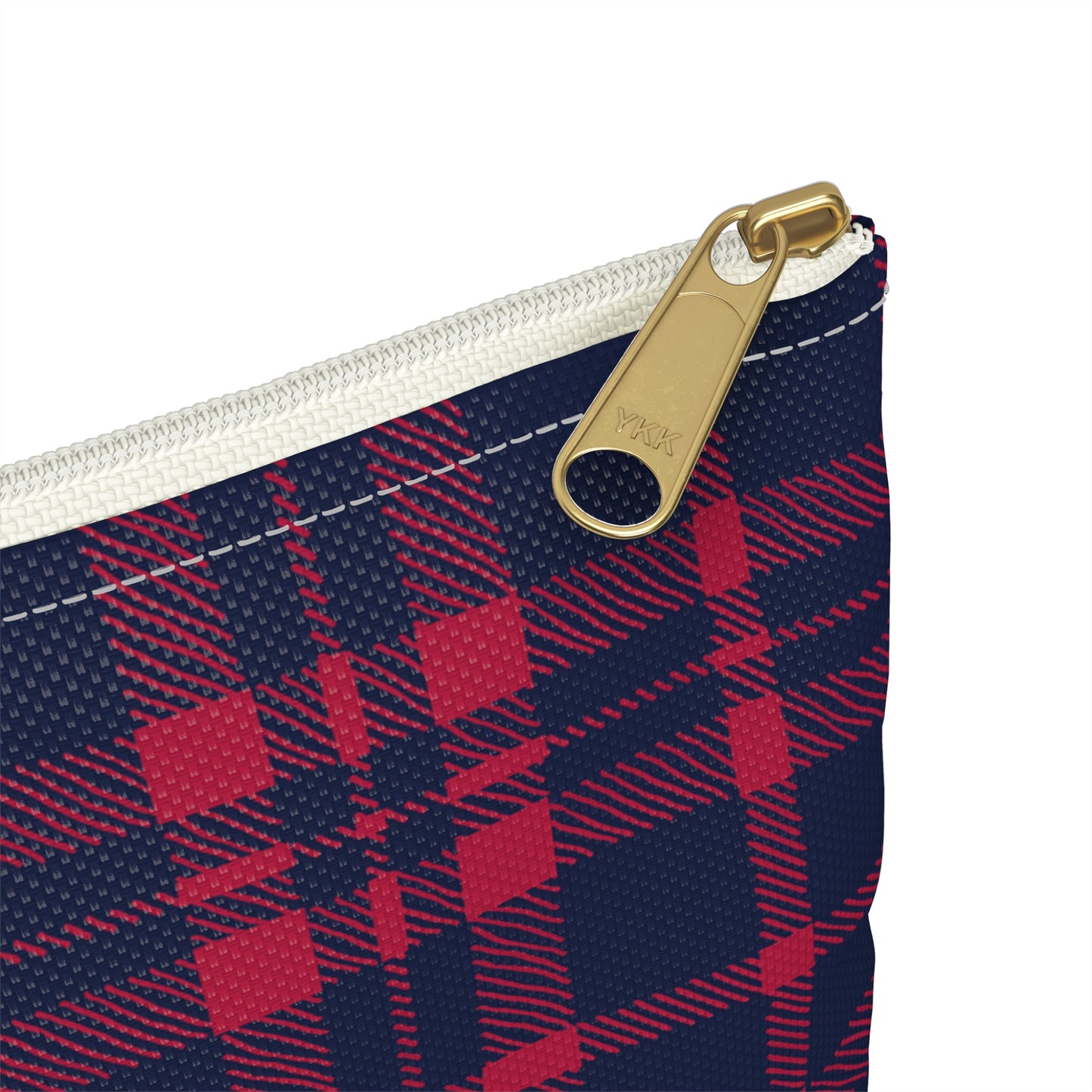 Scottish Terrier Accessory Pouch, Pet Lover Gift, Dog Travel Bag, Stylish Makeup Case, Plaid Organizer