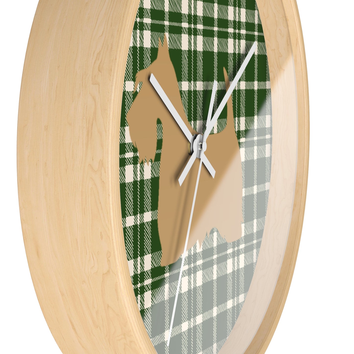 Scottish Terrier Wall Clock, Pet Lover Gift, Home Decor, Office Decor, Scottish Terrier Decor, Unique Wall Timepiece