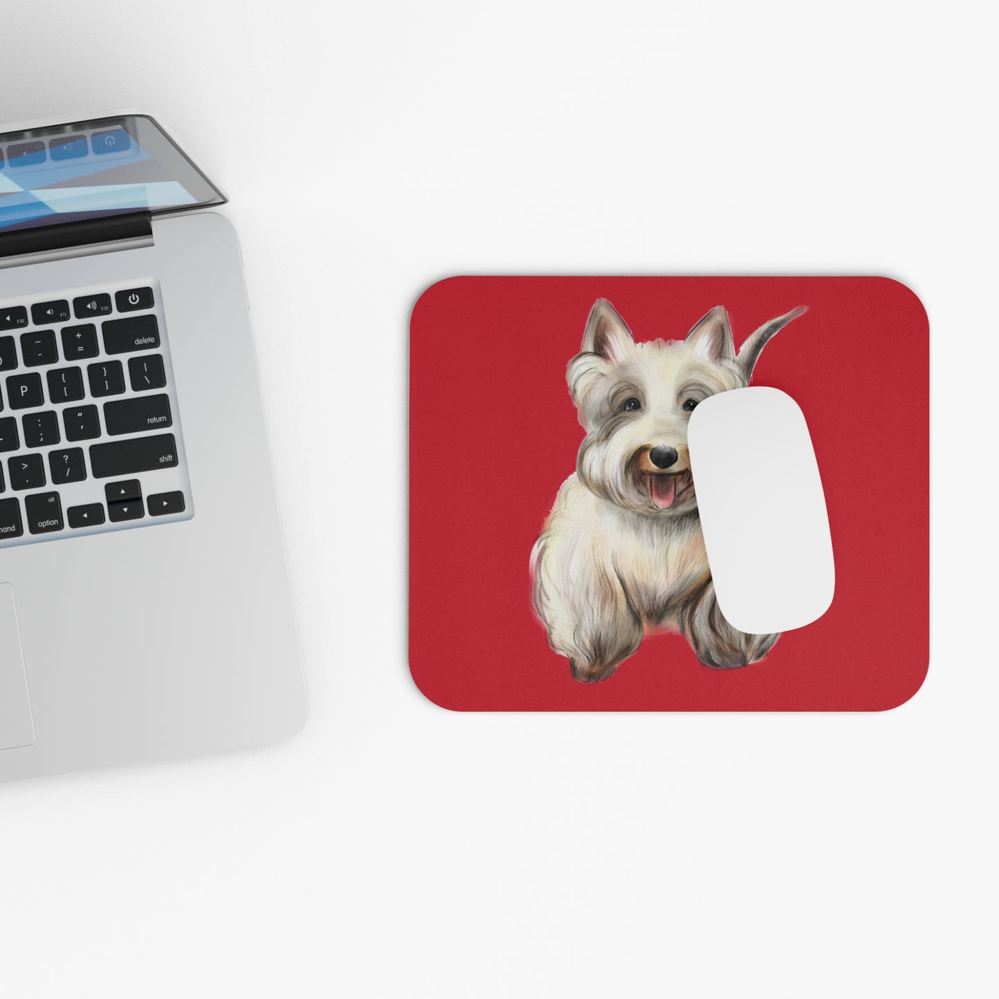 Mouse Pad - Wheaten Scottish Terrier Design