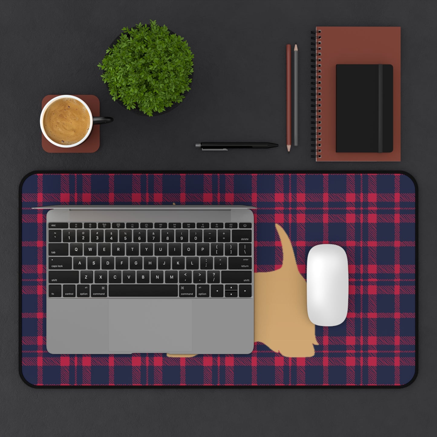 Scottish Terrier Desk Mat - Pet Lover Gift, Home Office Decor, Dog-Themed Desk Accessories, Personalized Gift, Animal Lover's Mat