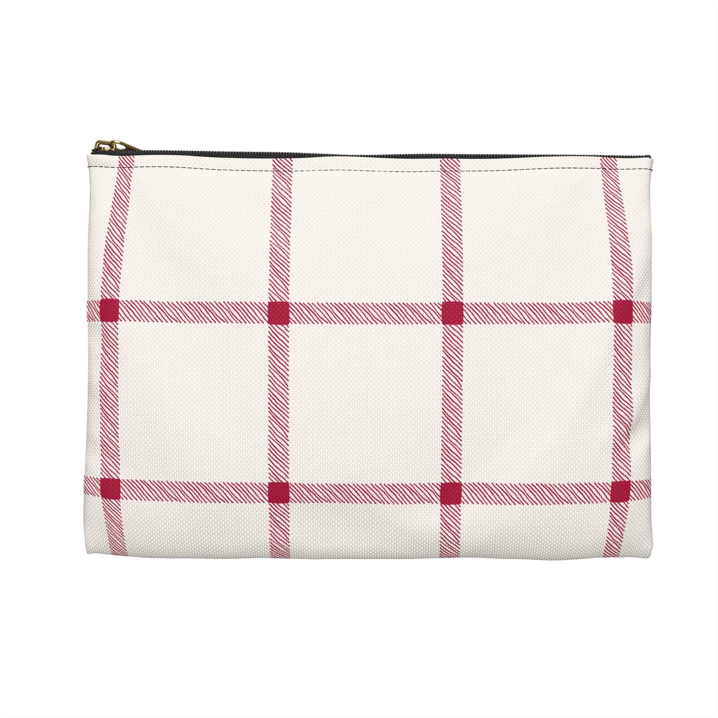 Scottish Terrier Accessory Pouch, Pet Lover Gift, Dog Travel Bag, Stylish Makeup Case, Plaid Organizer