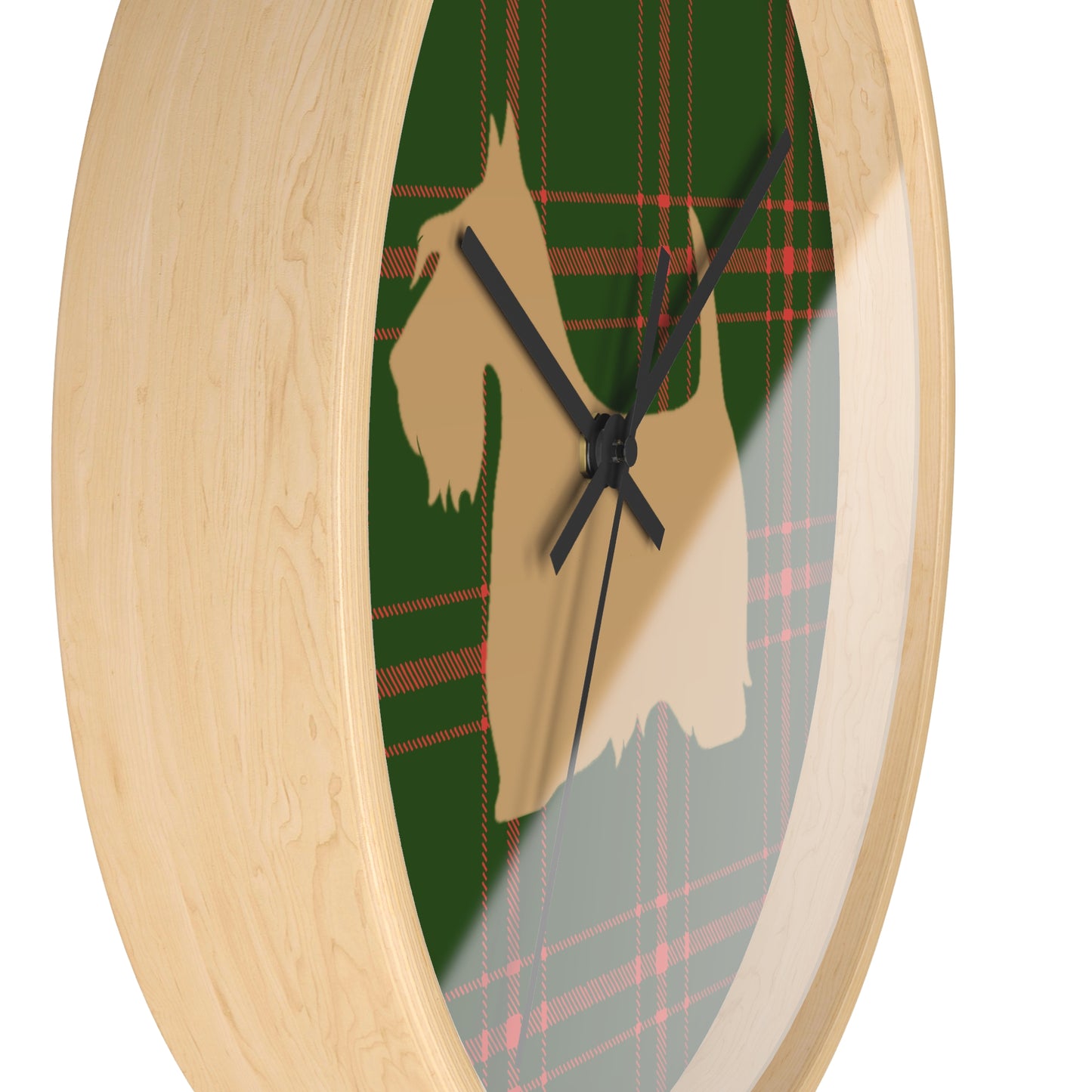 Scottish Terrier Wall Clock, Pet Lover Gift, Home Decor, Office Decor, Scottish Terrier Decor, Unique Wall Timepiece