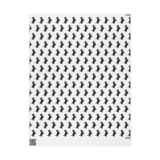 Scottish Terrier Wrapping Paper, Scottie Dog Gift Wrap, Unique Decorative Paper, Eco-friendly Packaging, Party Supplies, Wrapping Essentials, Holiday Gift Wrap