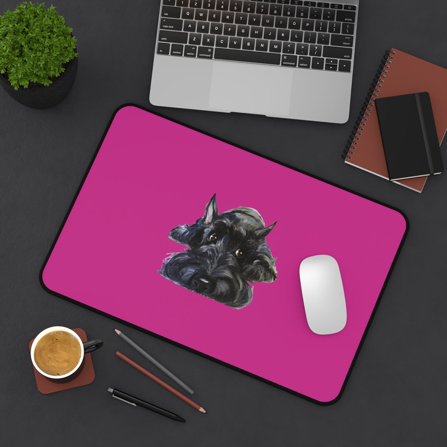 Scottish Terrier Desk Mat - Pet Lover Gift, Home Office Decor, Dog-Themed Desk Accessories, Personalized Gift, Animal Lover's Mat