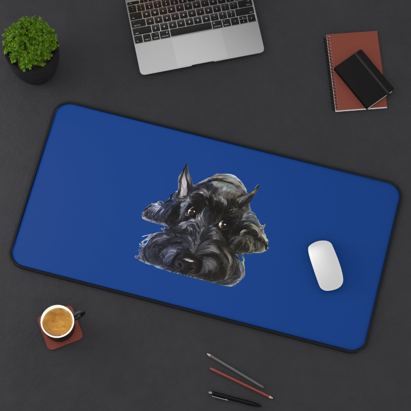 Scottish Terrier Desk Mat - Pet Lover Gift, Home Office Decor, Dog-Themed Desk Accessories, Personalized Gift, Animal Lover's Mat