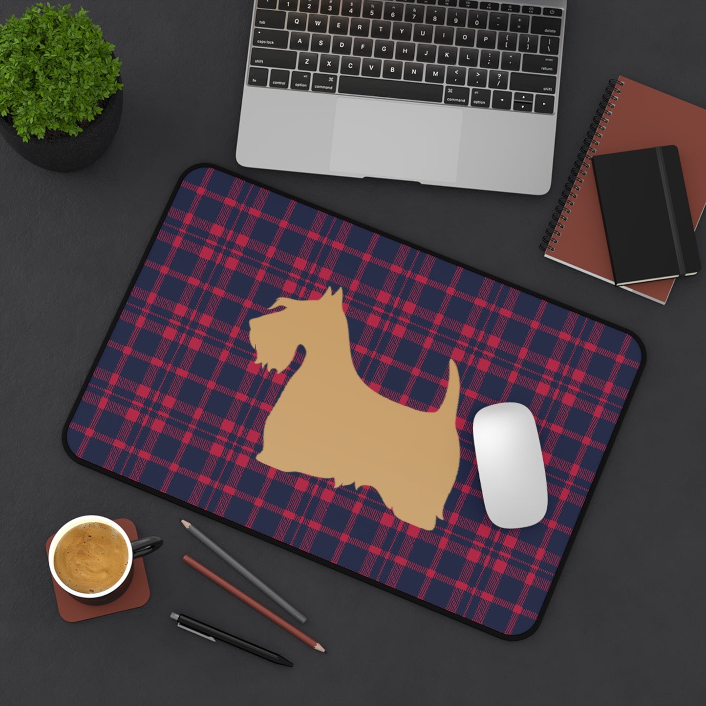 Scottish Terrier Desk Mat - Pet Lover Gift, Home Office Decor, Dog-Themed Desk Accessories, Personalized Gift, Animal Lover's Mat