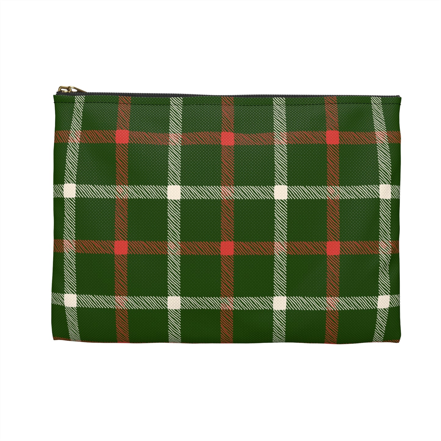 Scottish Terrier Accessory Pouch, Pet Lover Gift, Dog Travel Bag, Stylish Makeup Case, Plaid Organizer