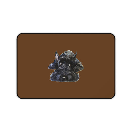 Scottish Terrier Desk Mat - Pet Lover Gift, Home Office Decor, Dog-Themed Desk Accessories, Personalized Gift, Animal Lover's Mat