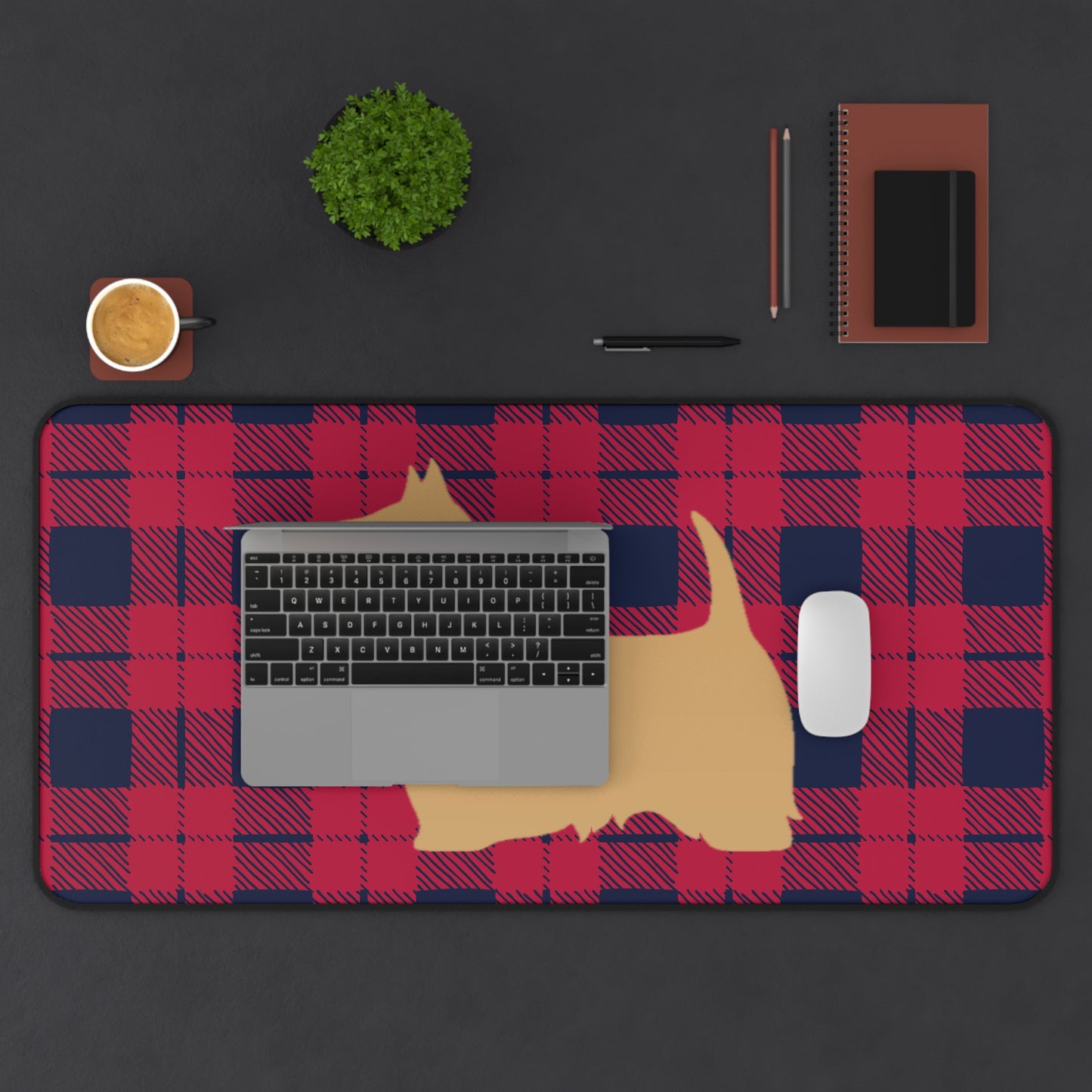 Scottish Terrier Desk Mat - Pet Lover Gift, Home Office Decor, Dog-Themed Desk Accessories, Personalized Gift, Animal Lover's Mat