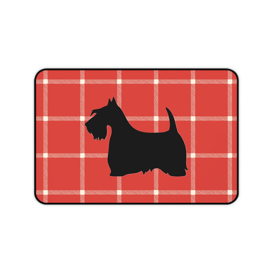 Scottish Terrier Desk Mat - Pet Lover Gift, Home Office Decor, Dog-Themed Desk Accessories, Personalized Gift, Animal Lover's Mat