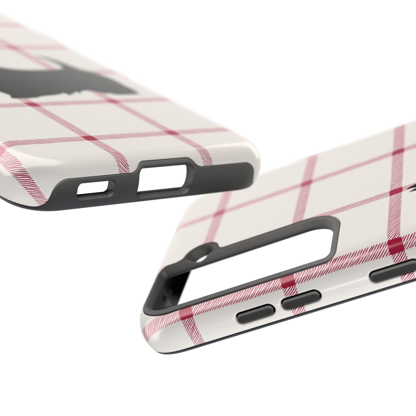 Scottish Terrier Phone Case, Tough Cases, Scottie Dog Phone Cover, Gift for Dog Lovers, Plaid Design