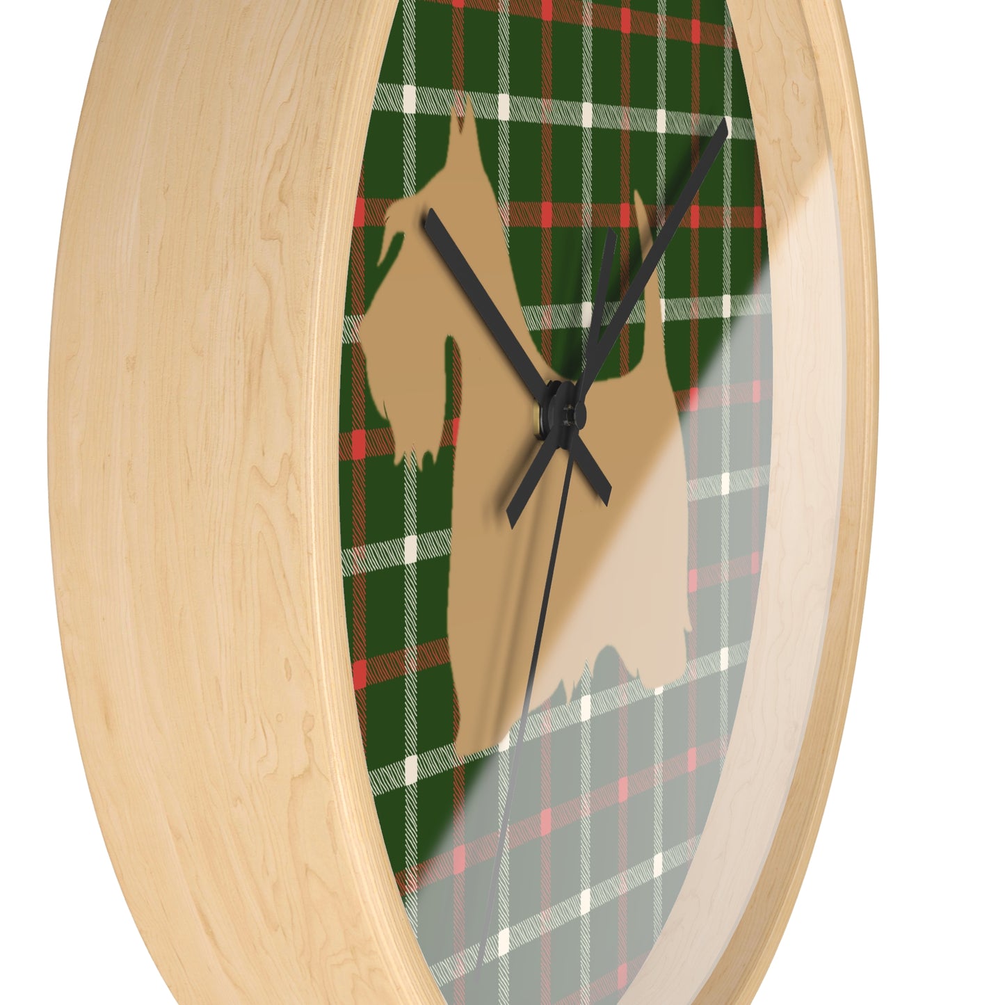 Scottish Terrier Wall Clock, Pet Lover Gift, Home Decor, Office Decor, Scottish Terrier Decor, Unique Wall Timepiece