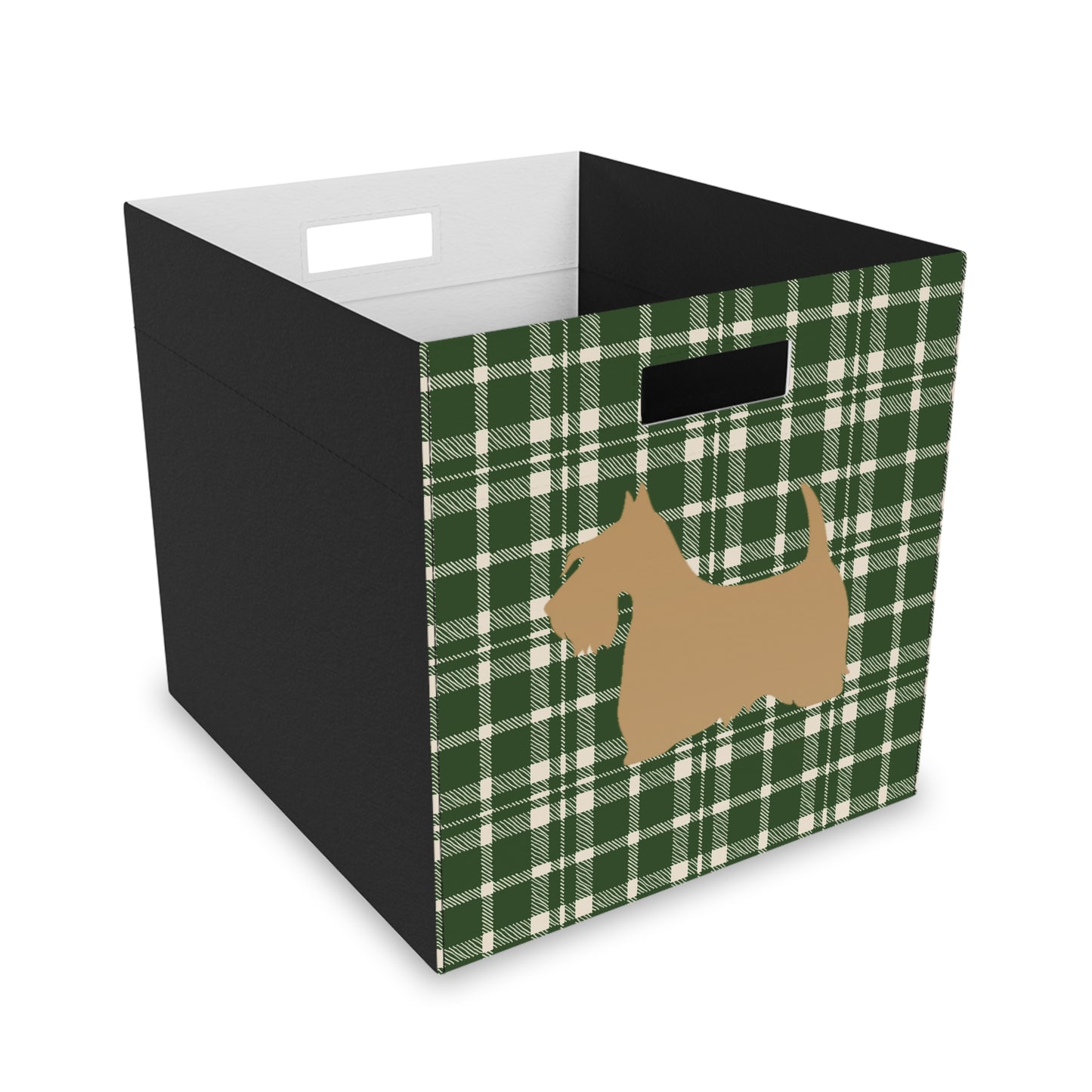 Scottish Terrier Plush Storage Box, Cozy Organizer, Home Decor, Pet-Friendly, Gift Idea, Game Room, Modern Storage Solution