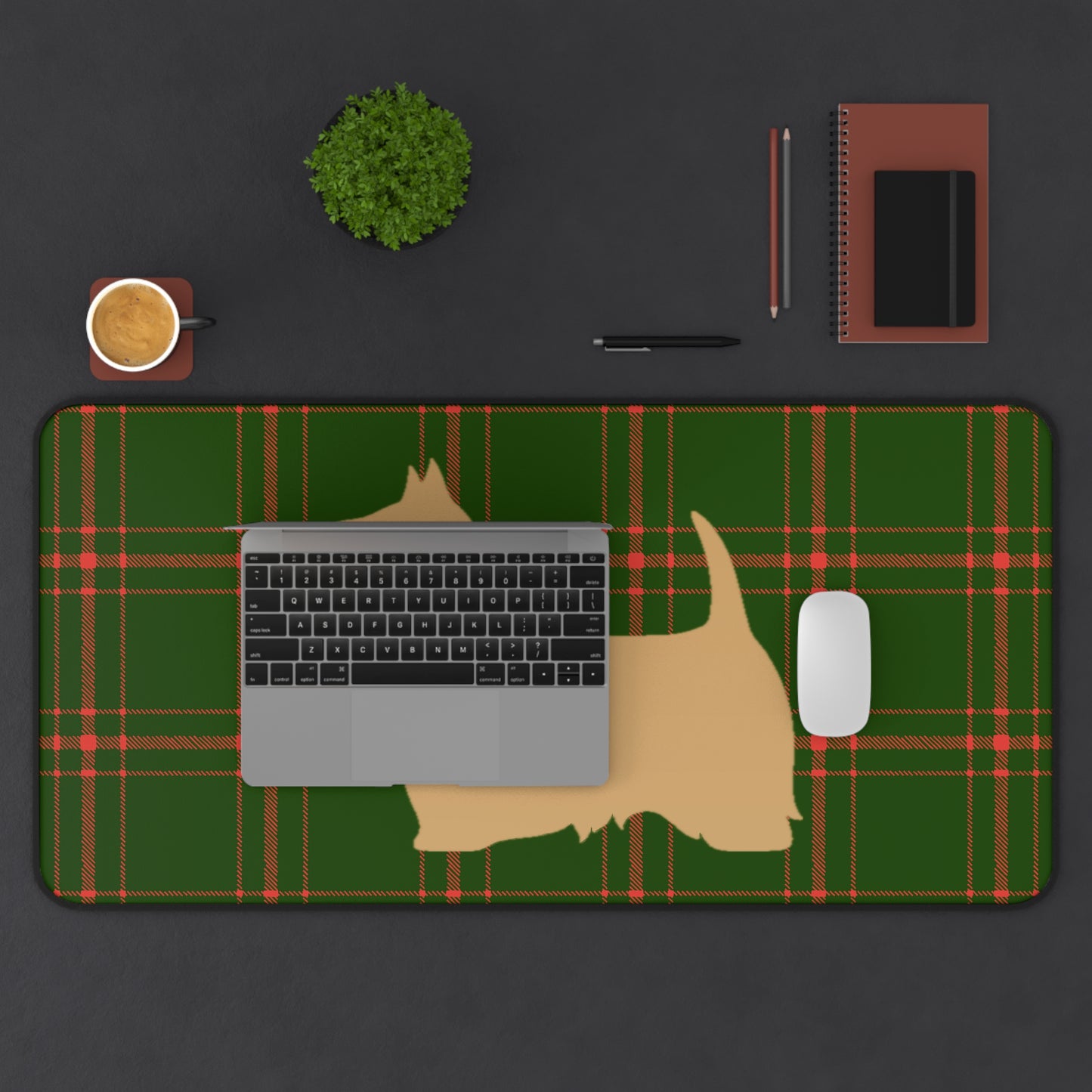 Scottish Terrier Desk Mat - Pet Lover Gift, Home Office Decor, Dog-Themed Desk Accessories, Personalized Gift, Animal Lover's Mat
