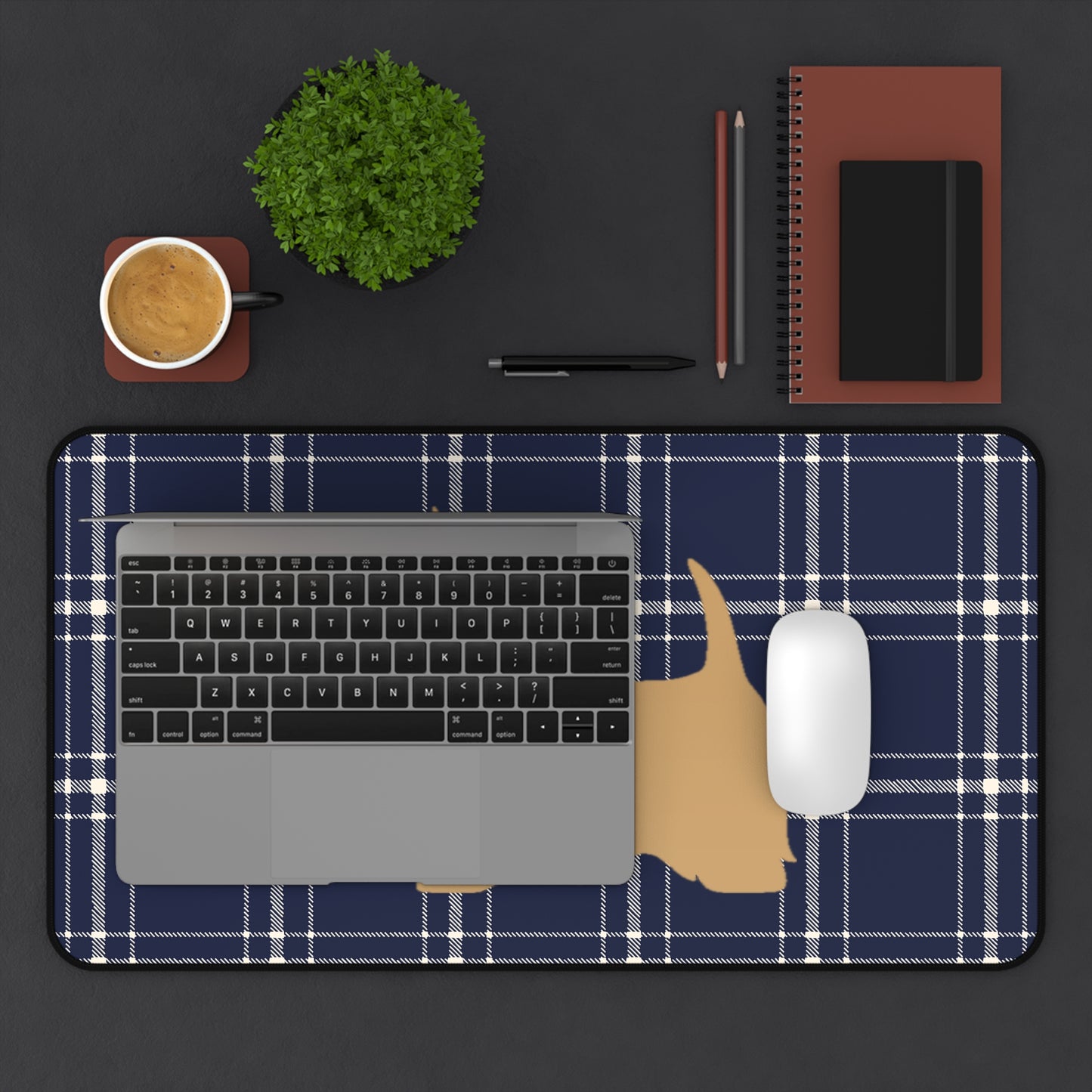 Scottish Terrier Desk Mat - Pet Lover Gift, Home Office Decor, Dog-Themed Desk Accessories, Personalized Gift, Animal Lover's Mat