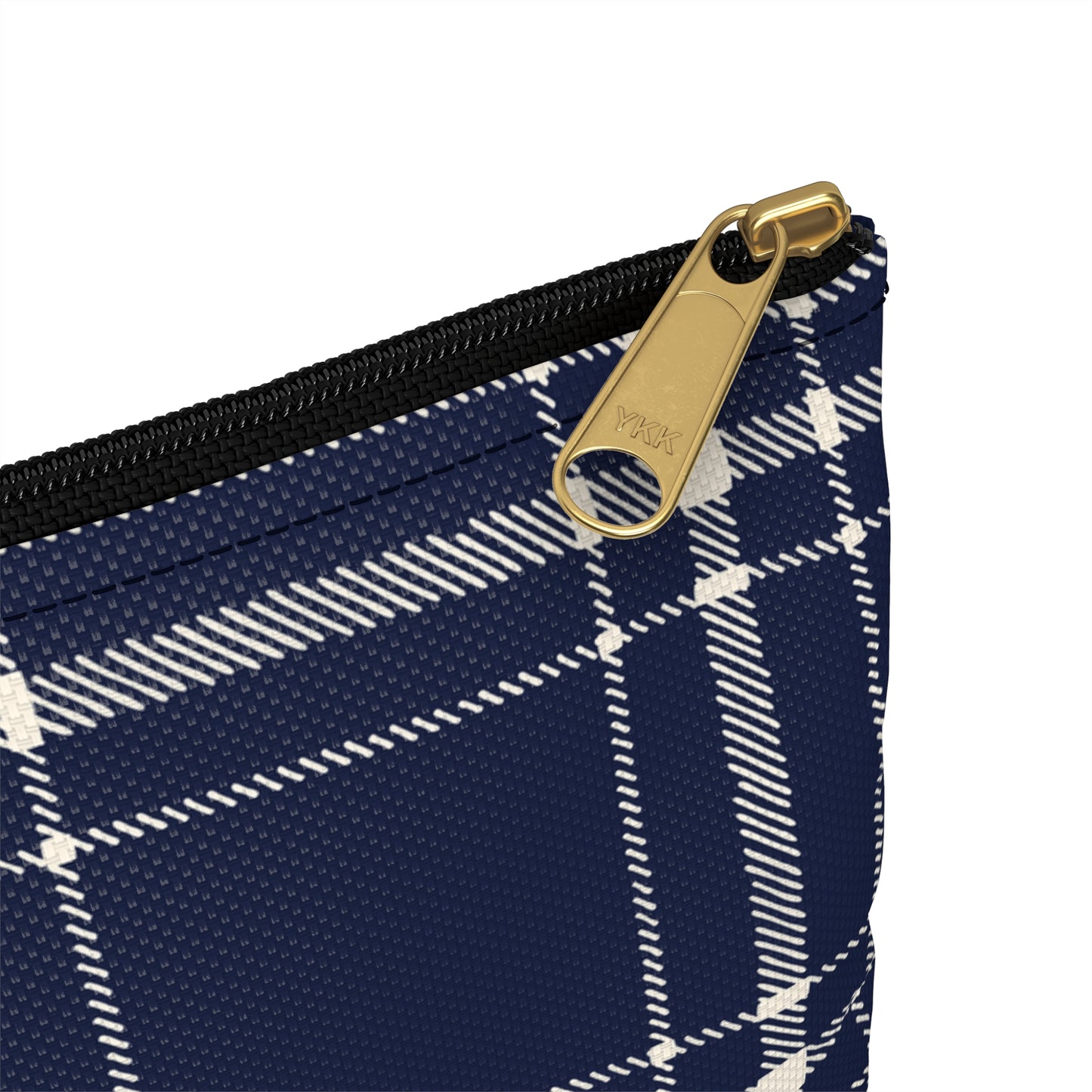 Scottish Terrier Accessory Pouch, Pet Lover Gift, Dog Travel Bag, Stylish Makeup Case, Plaid Organizer
