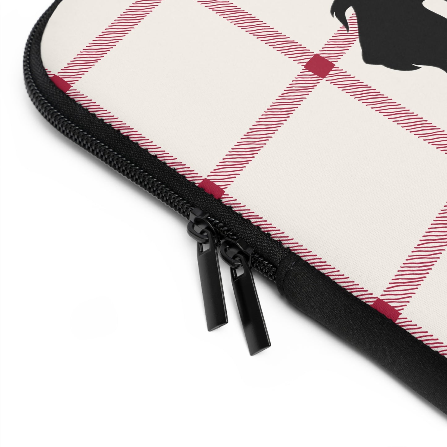 Laptop Sleeve Plaid Scottish Terrier