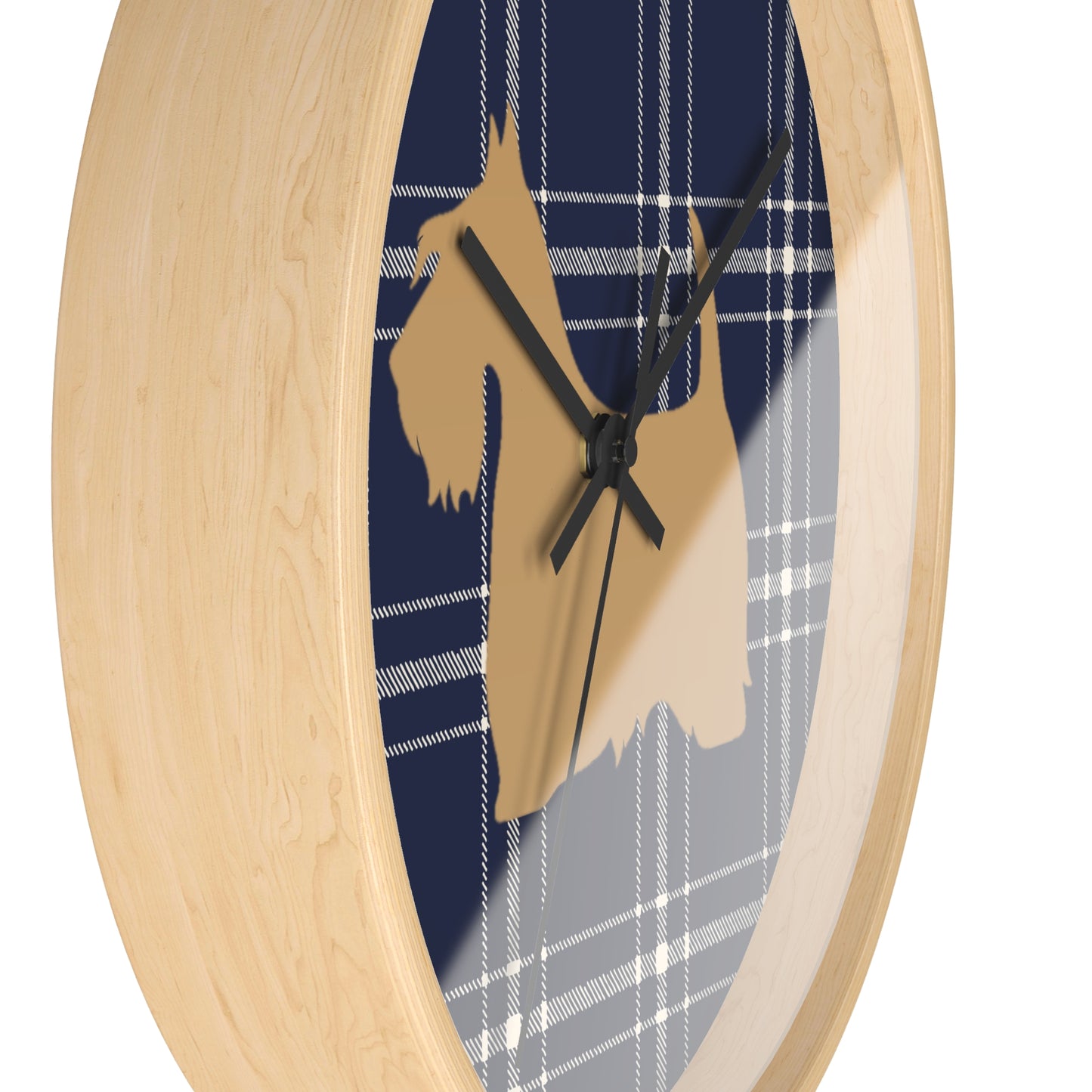 Scottish Terrier Wall Clock, Pet Lover Gift, Home Decor, Office Decor, Scottish Terrier Decor, Unique Wall Timepiece