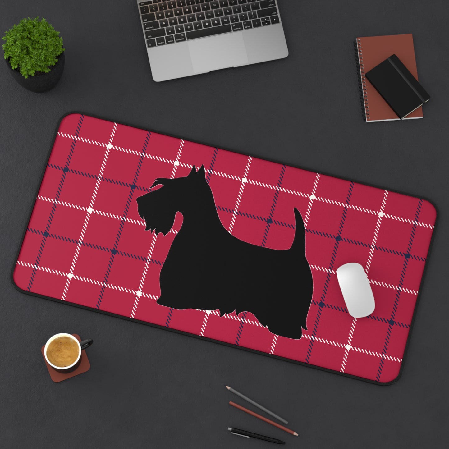 Scottish Terrier Desk Mat - Pet Lover Gift, Home Office Decor, Dog-Themed Desk Accessories, Personalized Gift, Animal Lover's Mat
