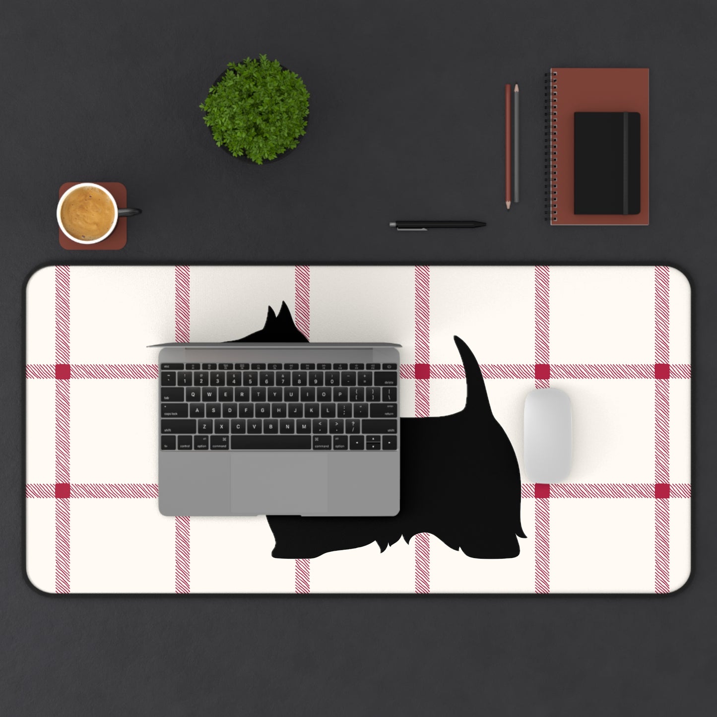 Scottish Terrier Desk Mat - Pet Lover Gift, Home Office Decor, Dog-Themed Desk Accessories, Personalized Gift, Animal Lover's Mat