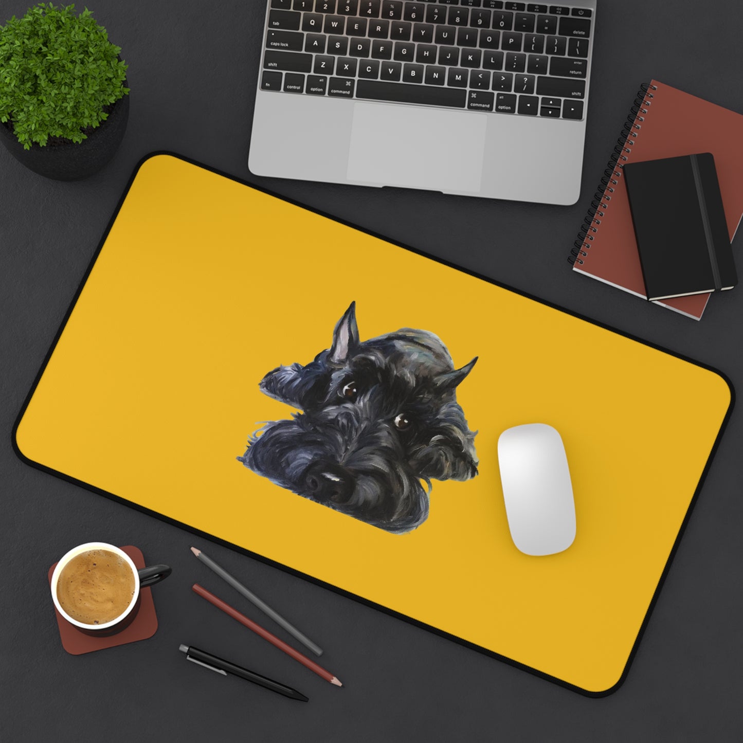 Scottish Terrier Desk Mat - Pet Lover Gift, Home Office Decor, Dog-Themed Desk Accessories, Personalized Gift, Animal Lover's Mat