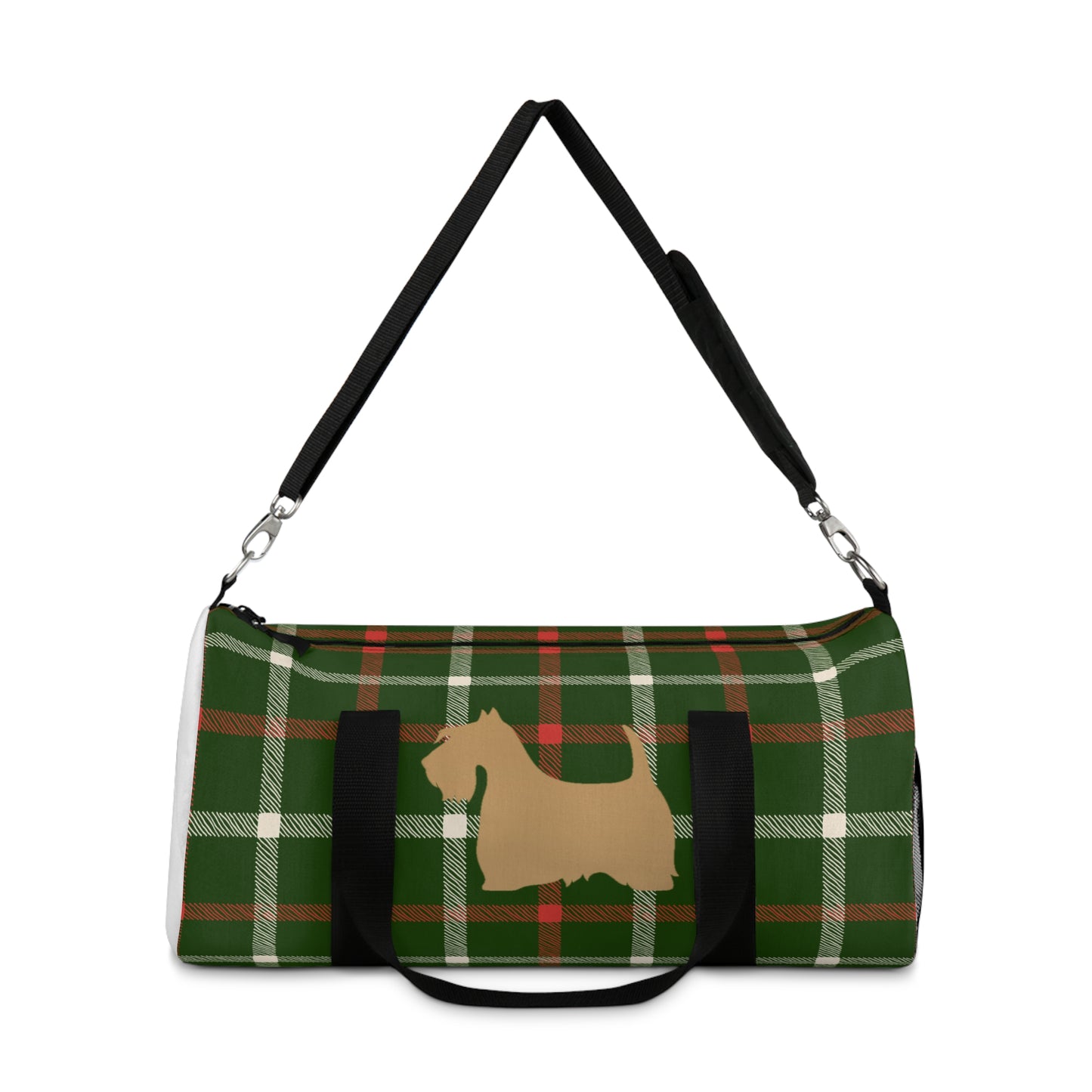 Plaid Scottish Terrier Duffel Bag - Perfect for Travel, Gym, Pet Owners, Gifts, and Weekenders