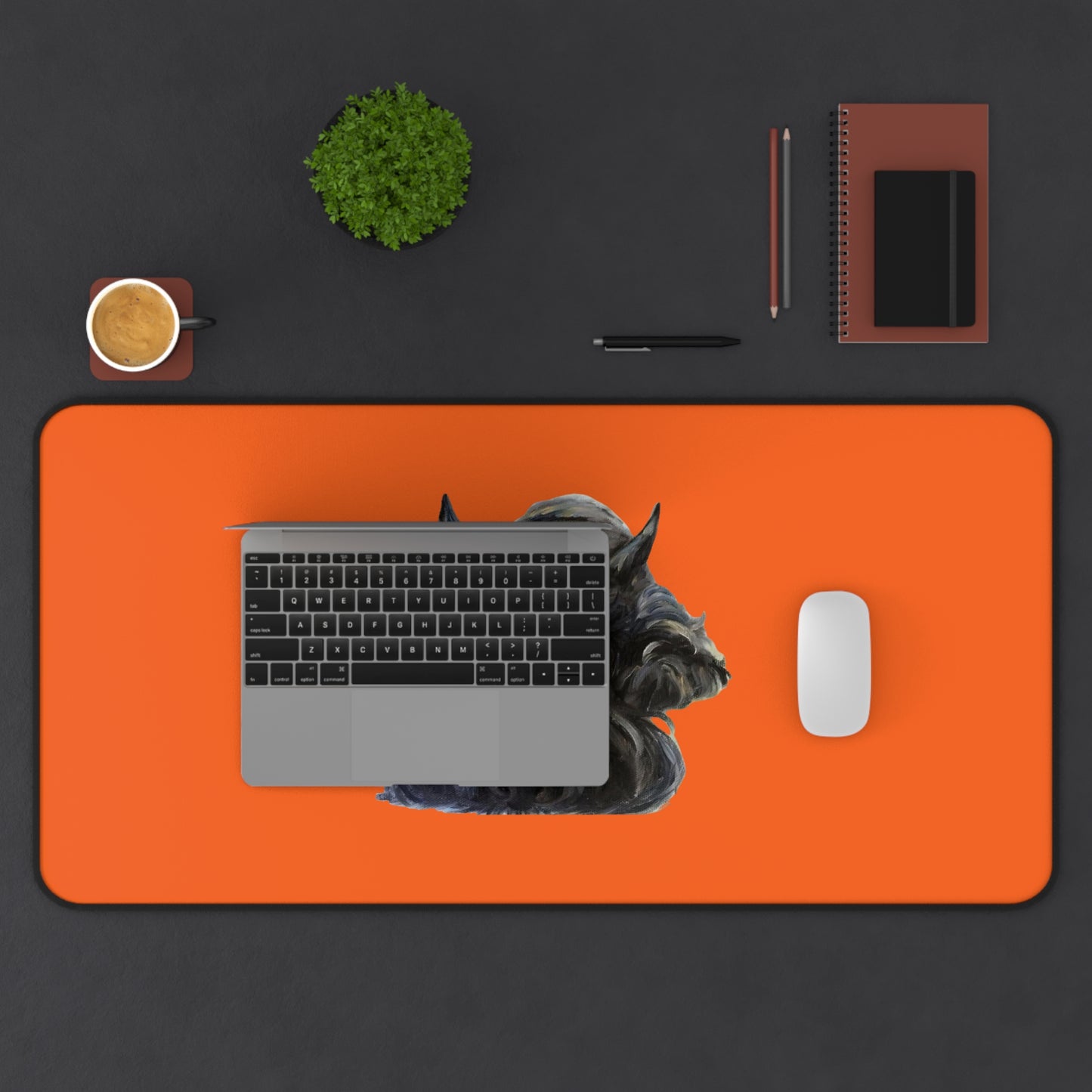 Scottish Terrier Desk Mat - Pet Lover Gift, Home Office Decor, Dog-Themed Desk Accessories, Personalized Gift, Animal Lover's Mat