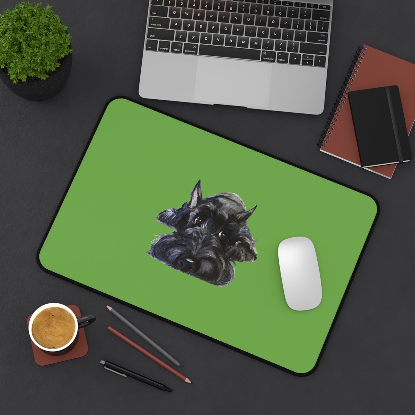 Scottish Terrier Desk Mat - Pet Lover Gift, Home Office Decor, Dog-Themed Desk Accessories, Personalized Gift, Animal Lover's Mat