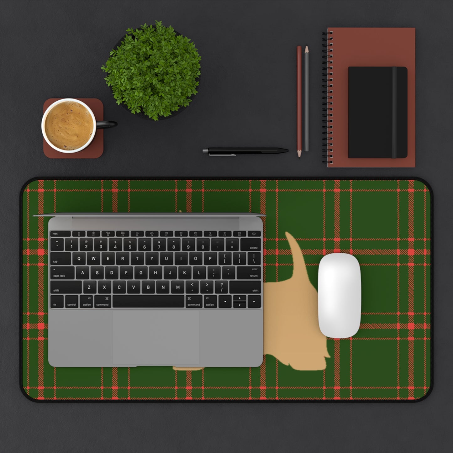 Scottish Terrier Desk Mat - Pet Lover Gift, Home Office Decor, Dog-Themed Desk Accessories, Personalized Gift, Animal Lover's Mat