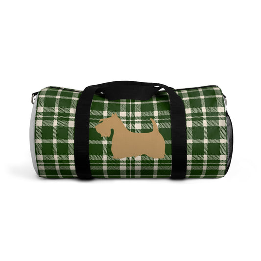 Plaid Scottish Terrier Duffel Bag - Perfect for Travel, Gym, Pet Owners, Gifts, and Weekenders