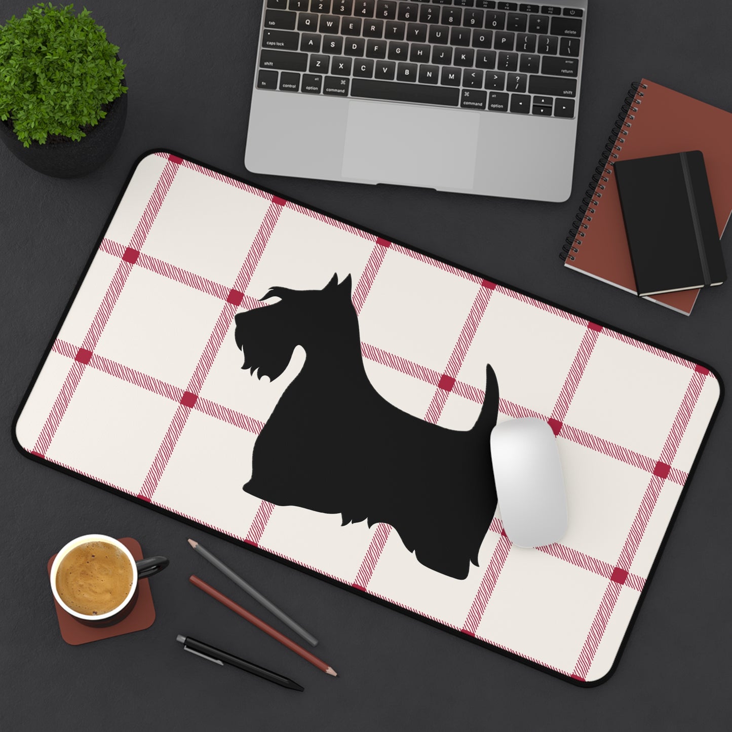 Scottish Terrier Desk Mat - Pet Lover Gift, Home Office Decor, Dog-Themed Desk Accessories, Personalized Gift, Animal Lover's Mat