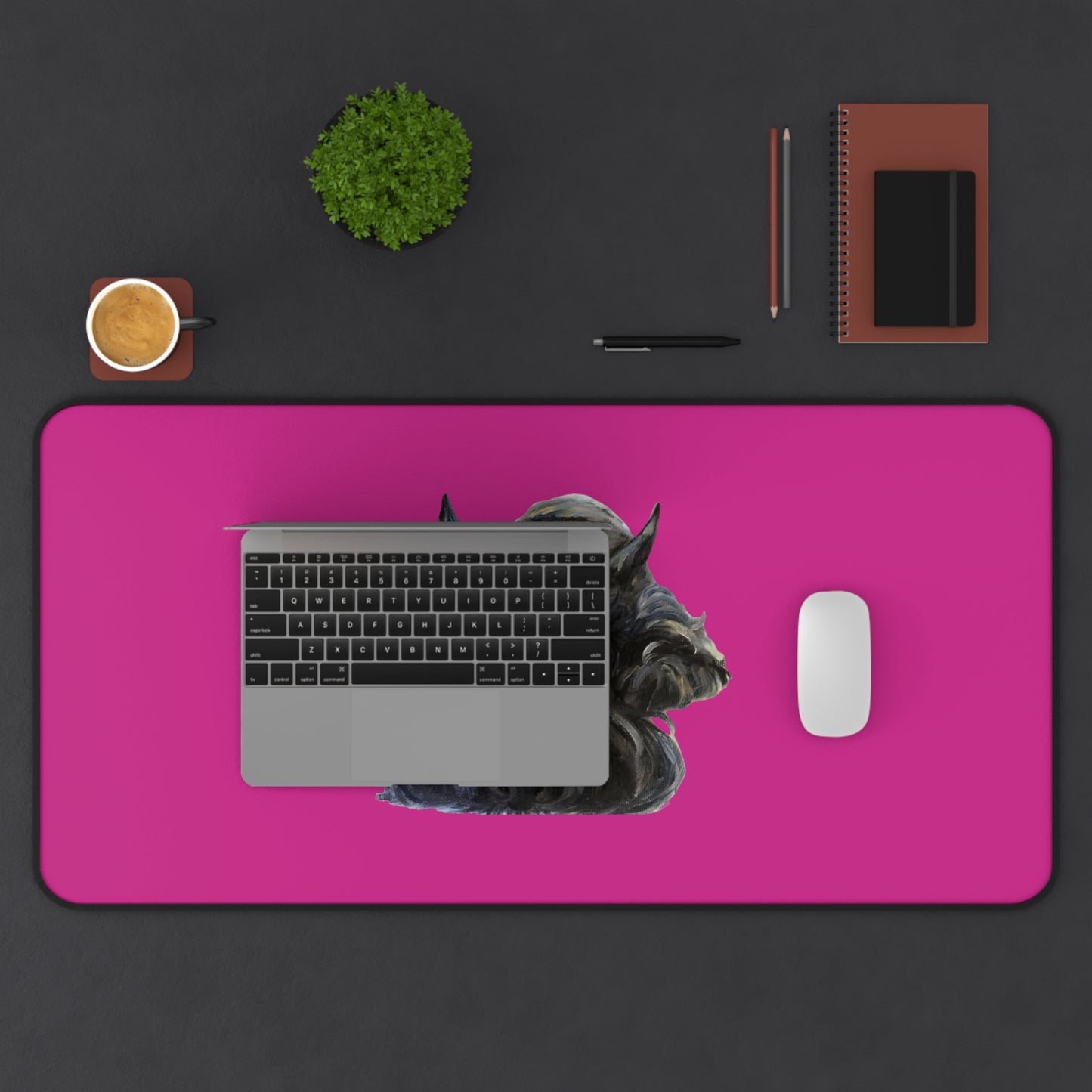 Scottish Terrier Desk Mat - Pet Lover Gift, Home Office Decor, Dog-Themed Desk Accessories, Personalized Gift, Animal Lover's Mat