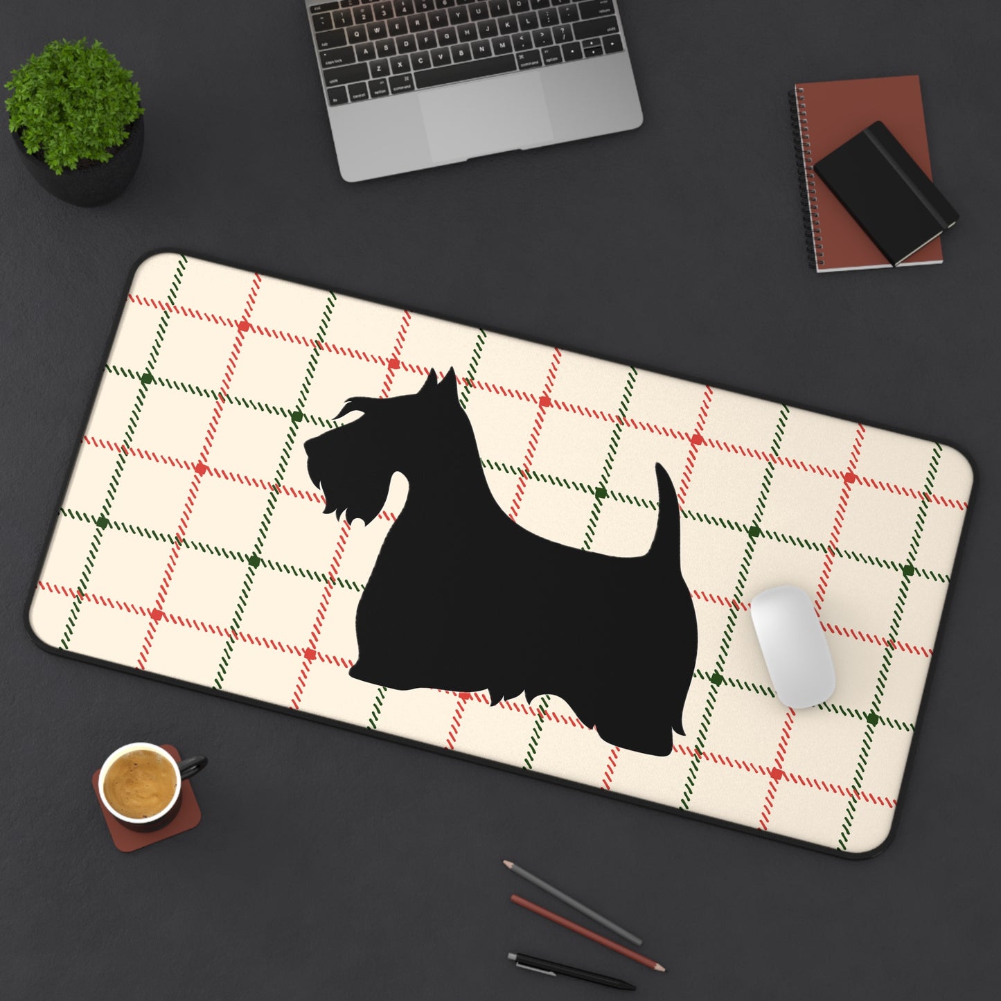 Scottish Terrier Desk Mat - Pet Lover Gift, Home Office Decor, Dog-Themed Desk Accessories, Personalized Gift, Animal Lover's Mat