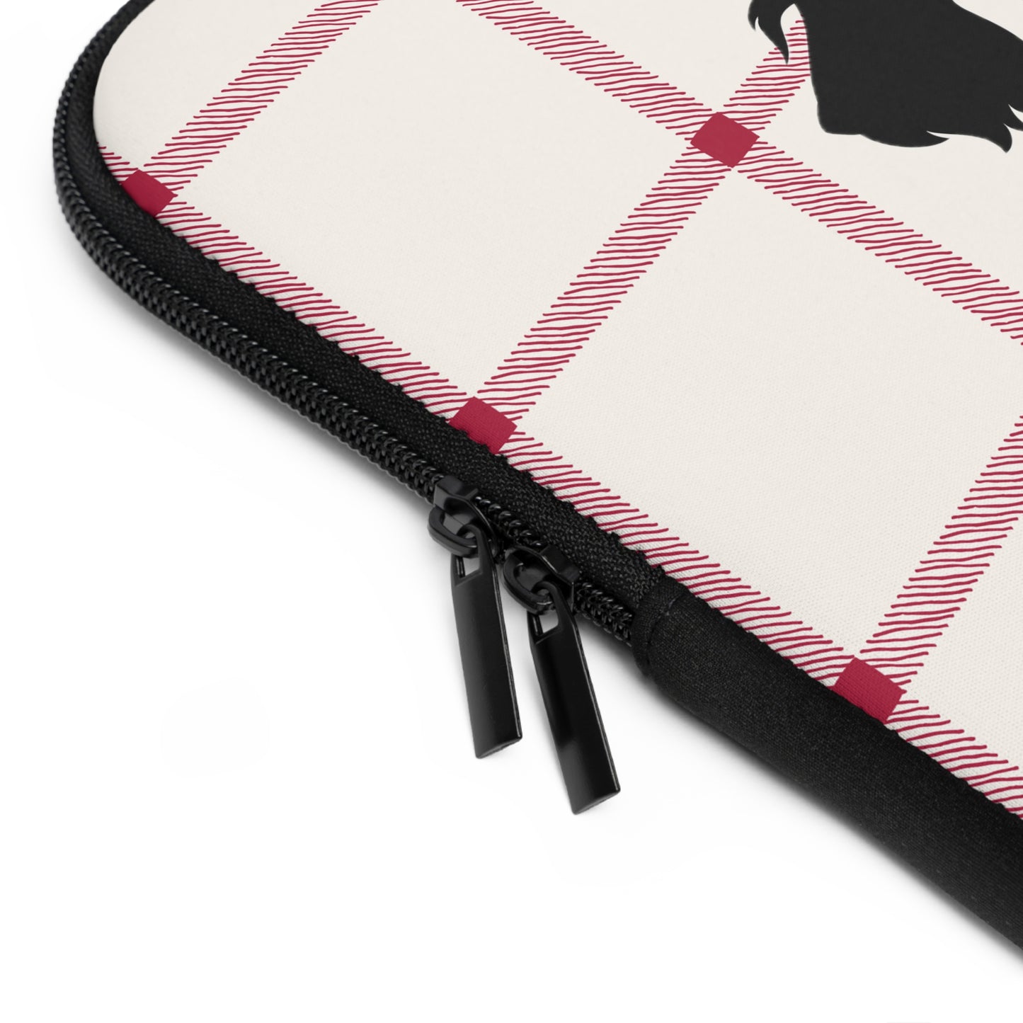 Laptop Sleeve Plaid Scottish Terrier