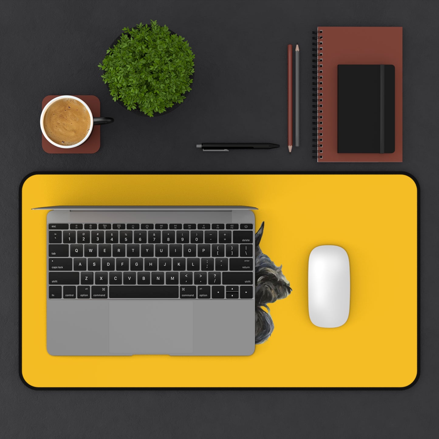 Scottish Terrier Desk Mat - Pet Lover Gift, Home Office Decor, Dog-Themed Desk Accessories, Personalized Gift, Animal Lover's Mat