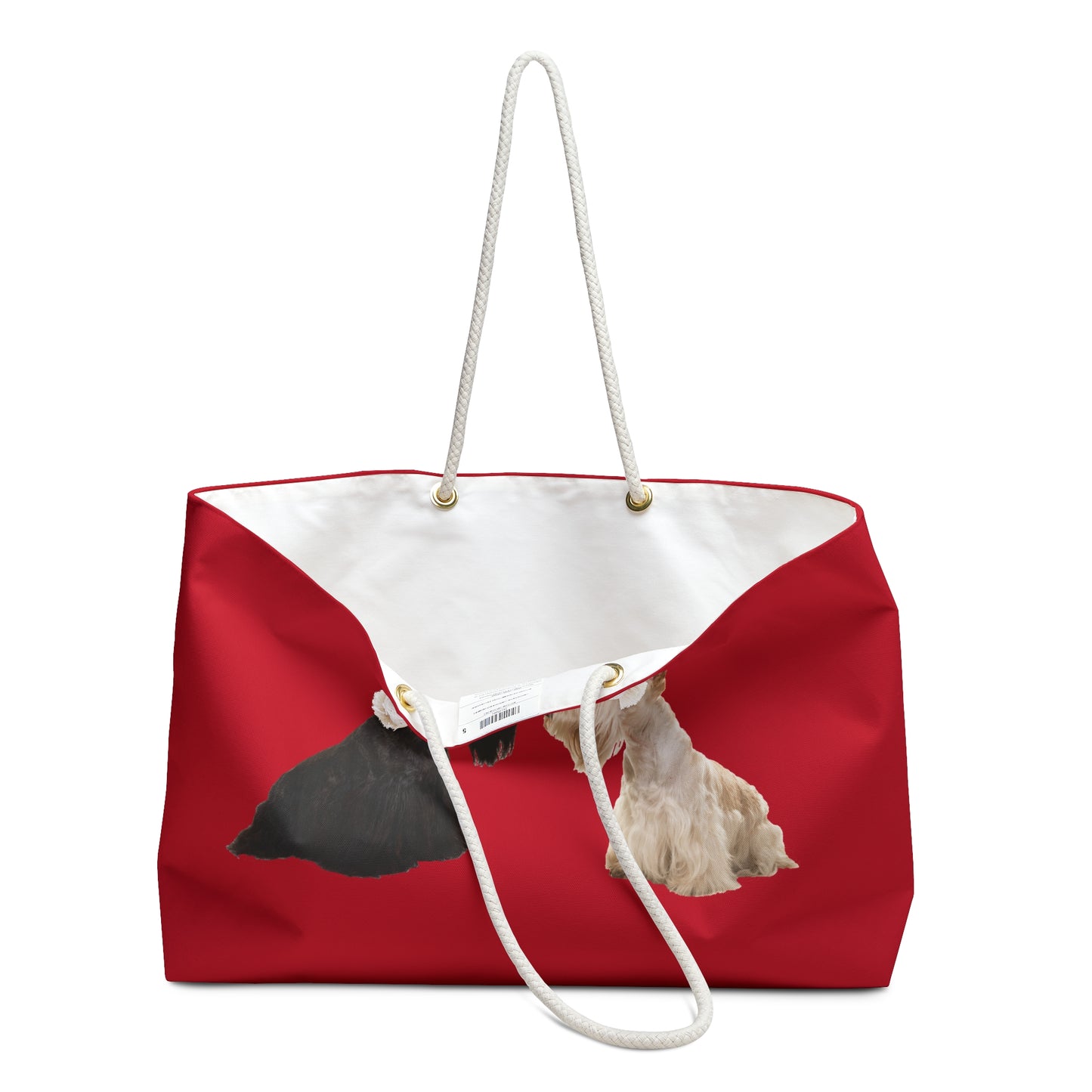 Scottish Dog Weekender Bag, Pet Lover Travel Tote, Dog Mom Gifts, Cute Tote for Getaways, Stylish Pet Accessories