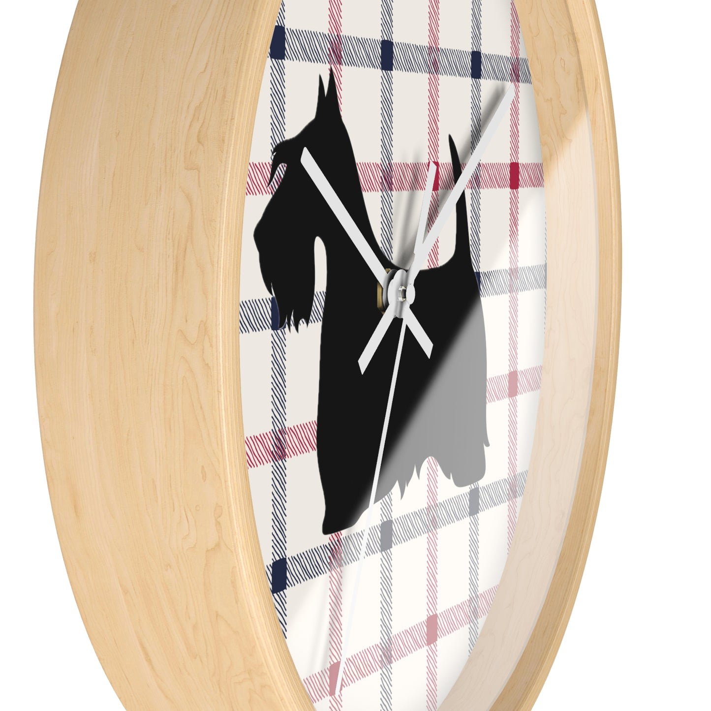 Scottish Terrier Wall Clock, Pet Lover Gift, Home Decor, Office Decor, Scottish Terrier Decor, Unique Wall Timepiece