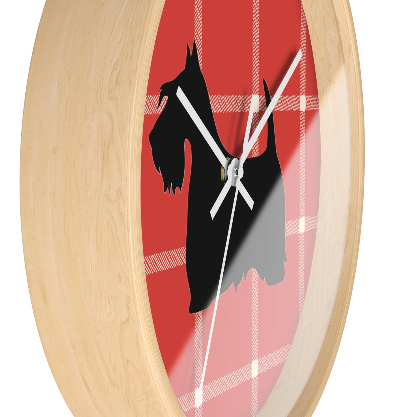 Scottish Terrier Wall Clock, Pet Lover Gift, Home Decor, Office Decor, Scottish Terrier Decor, Unique Wall Timepiece