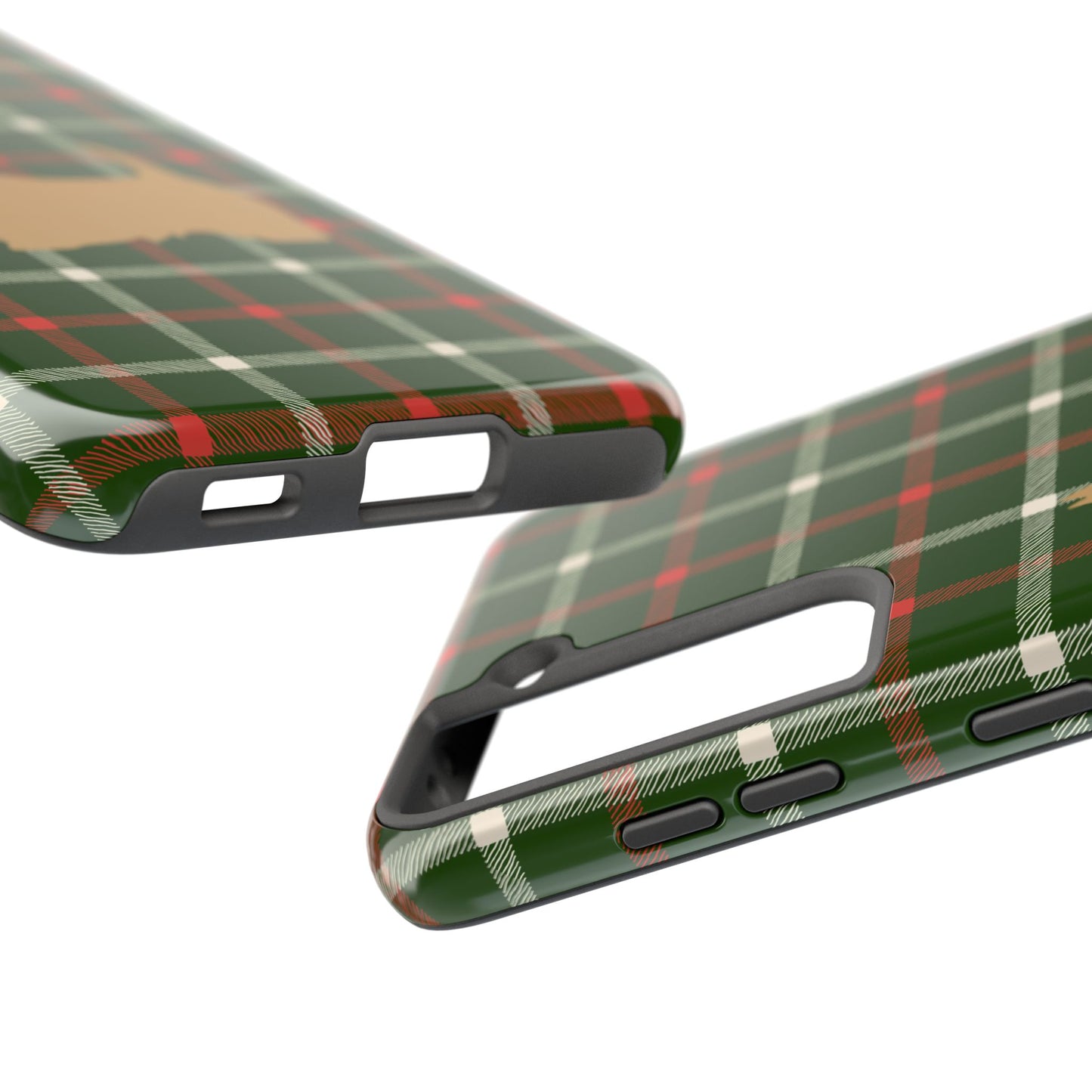 Scottish Terrier Phone Case, Tough Cases, Scottie Dog Phone Cover, Gift for Dog Lovers, Plaid Design