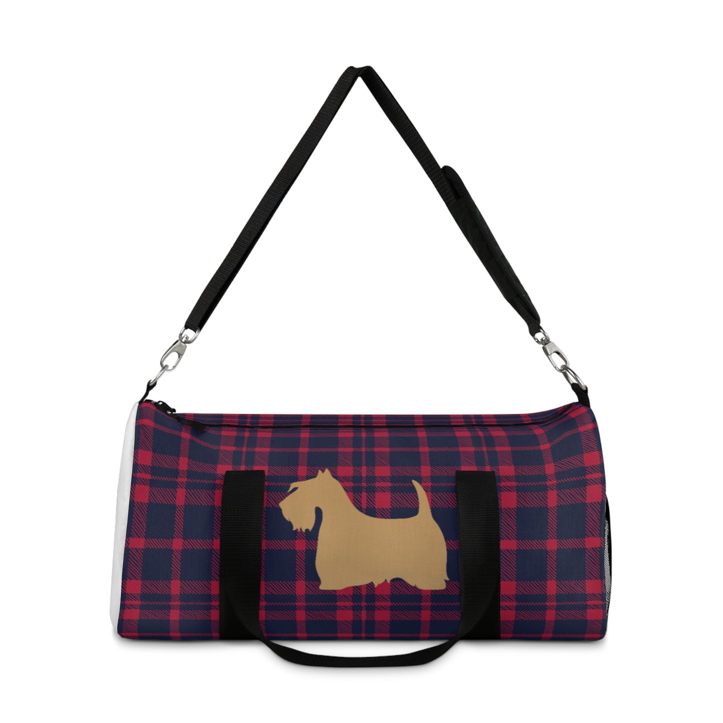 Plaid Scottish Terrier Duffel Bag - Perfect for Travel, Gym, Pet Owners, Gifts, and Weekenders