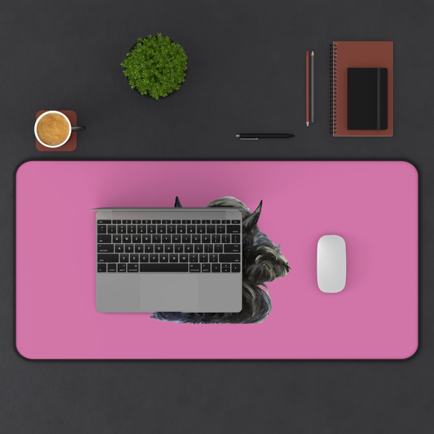 Scottish Terrier Desk Mat - Pet Lover Gift, Home Office Decor, Dog-Themed Desk Accessories, Personalized Gift, Animal Lover's Mat