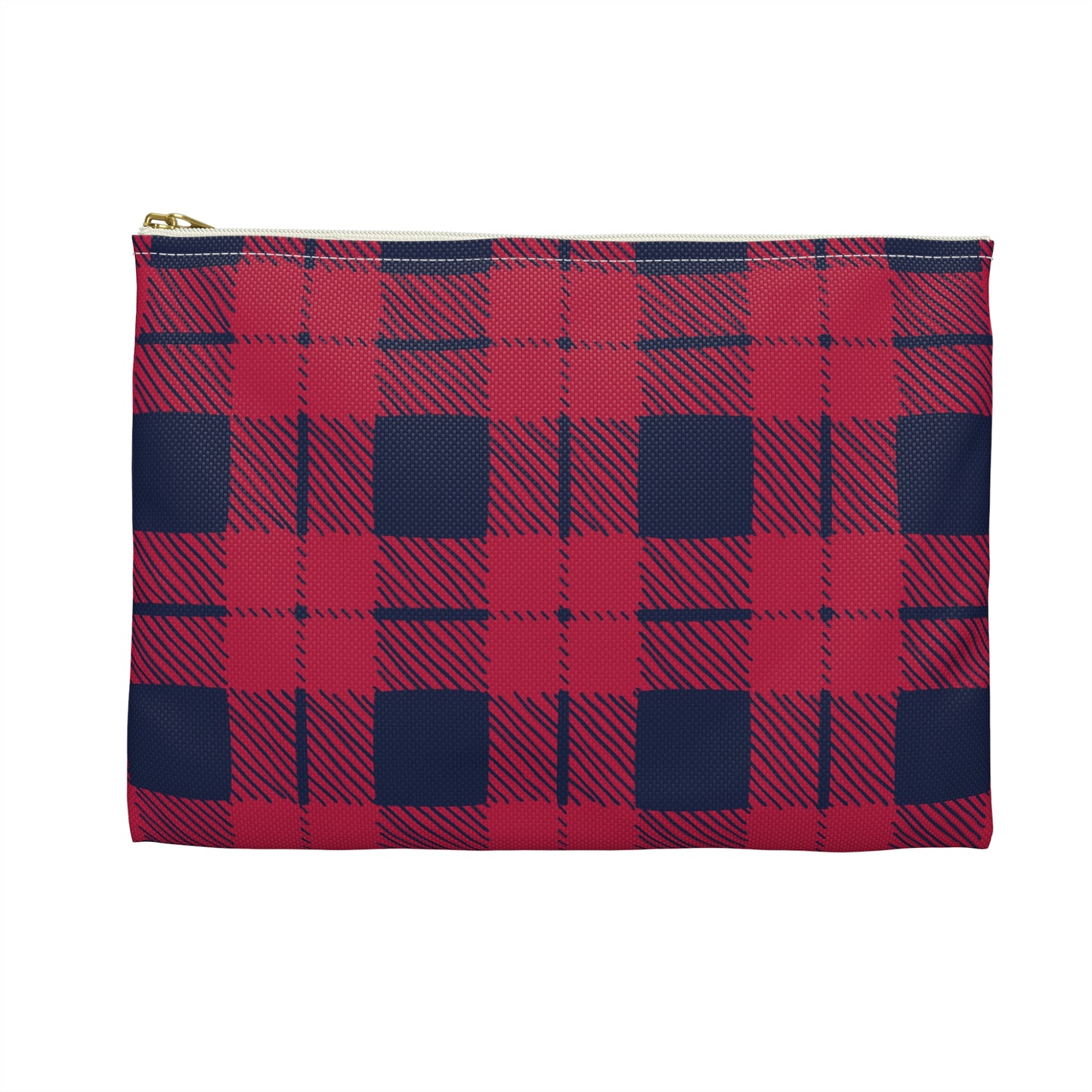 Scottish Terrier Accessory Pouch, Pet Lover Gift, Dog Travel Bag, Stylish Makeup Case, Plaid Organizer