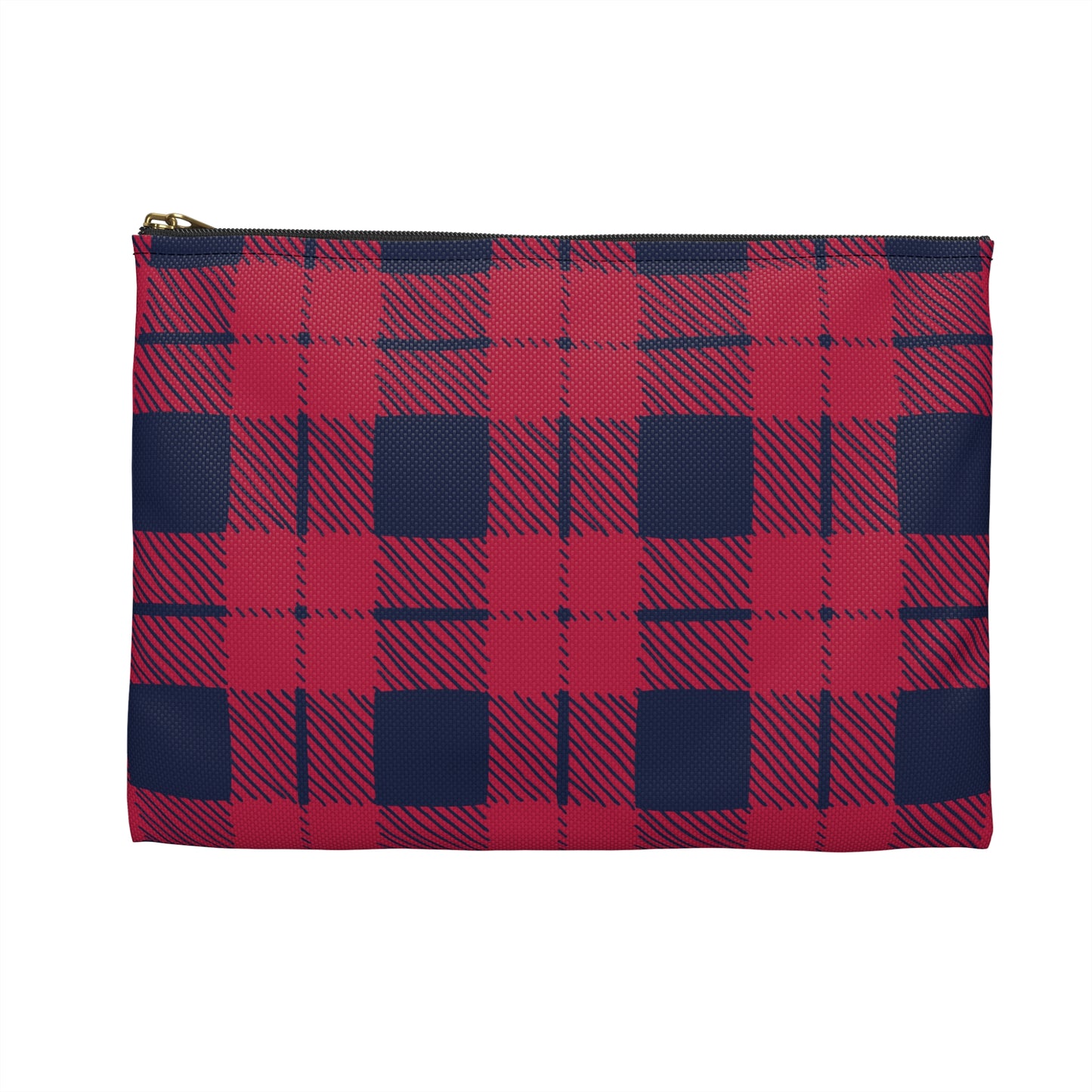 Scottish Terrier Accessory Pouch, Pet Lover Gift, Dog Travel Bag, Stylish Makeup Case, Plaid Organizer