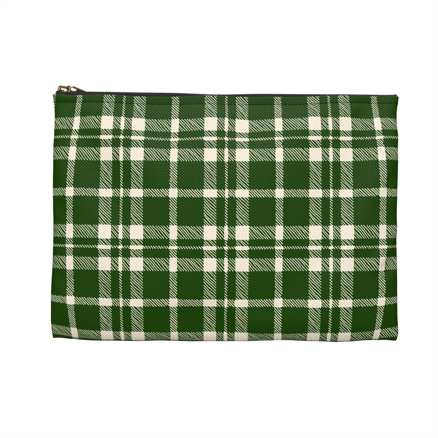 Scottish Terrier Accessory Pouch, Pet Lover Gift, Dog Travel Bag, Stylish Makeup Case, Plaid Organizer