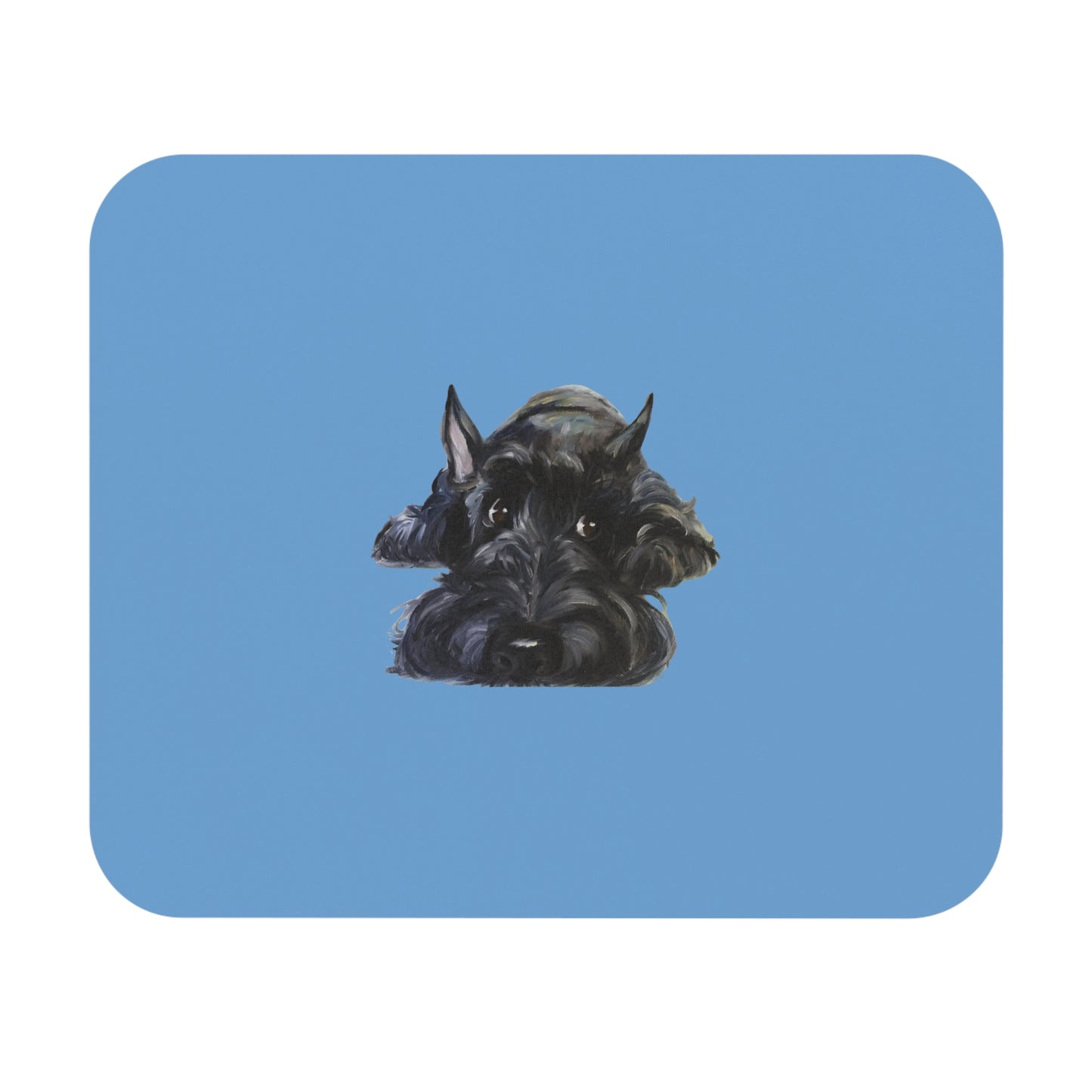 Scottish Terrier Mouse Pad | Cute Dog Lover Gift | Office Decor | Stationery | Pet Themed Home Office Accessories | Animal Lover Merchandise