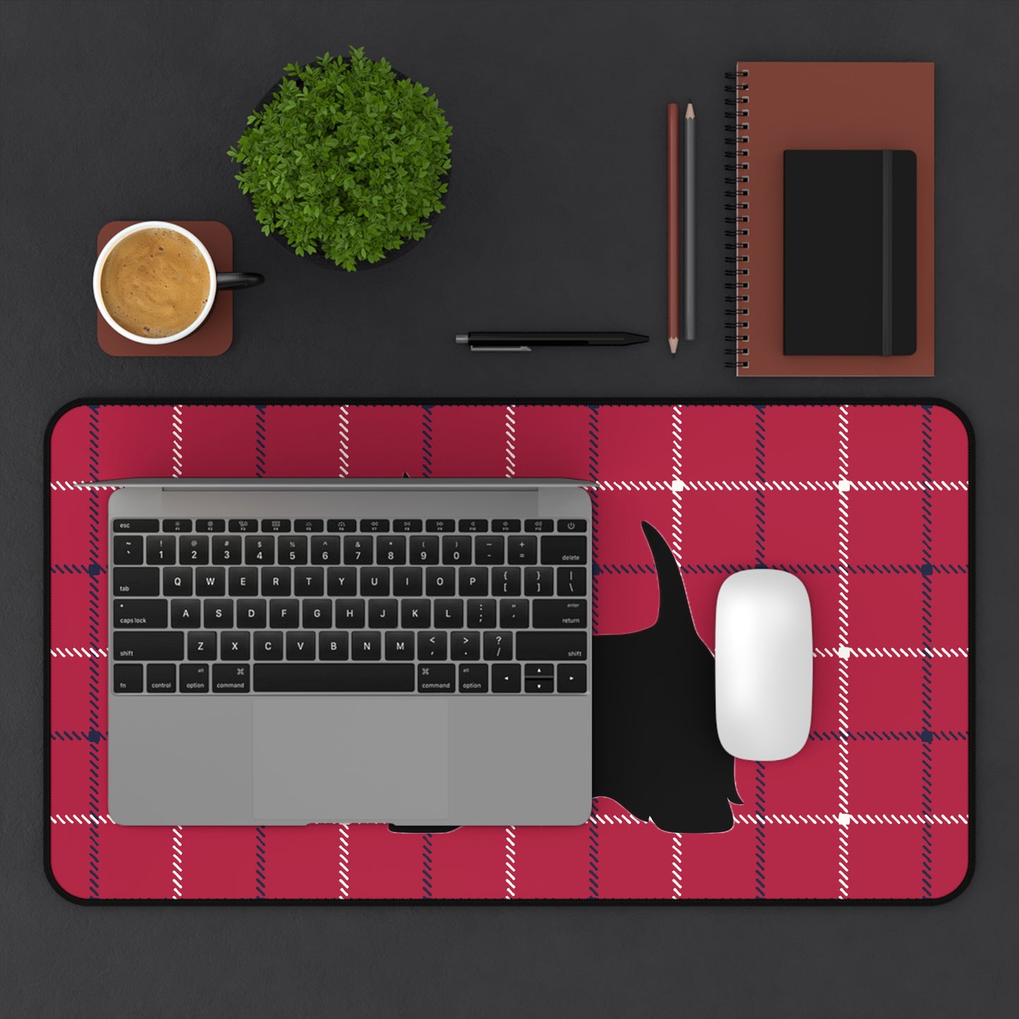 Scottish Terrier Desk Mat - Pet Lover Gift, Home Office Decor, Dog-Themed Desk Accessories, Personalized Gift, Animal Lover's Mat